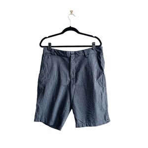 Quiksilver Mens Flat Front Chino Shorts Dark Gray Size 33